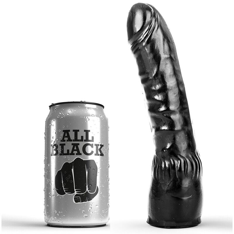 Realistyczny dildo ALL BLACK, 20 cm