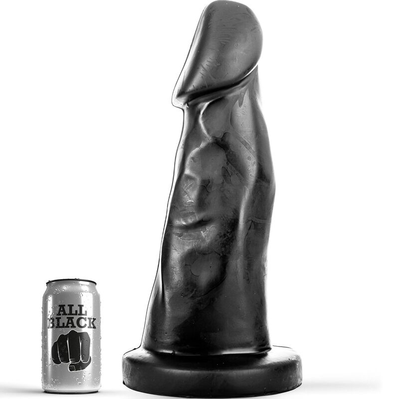 ALL BLACK dildo 27 cm