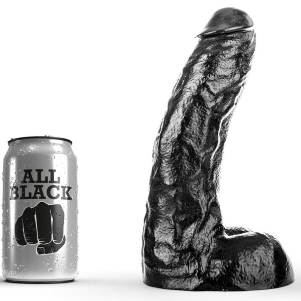 Dildo ALL BLACK Dong, 25,5 cm