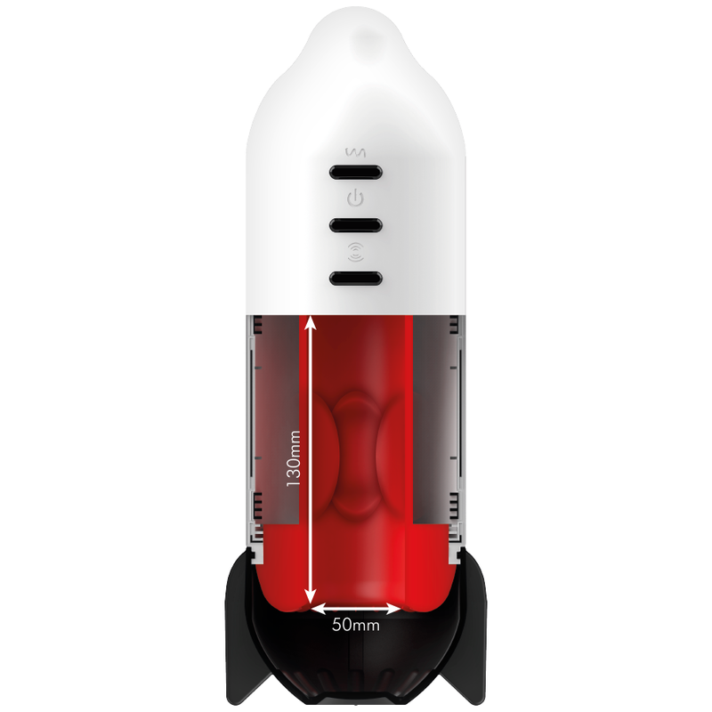 JAMYJOB Rocket wibrujący masturbator z kompresją