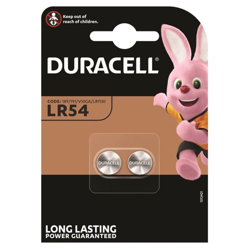 Baterie alkaliczne LR1130 1,5 V o długiej trwałości, baterie guzikowe do zegarków DURACELL