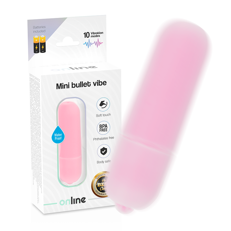 Różowy miniwibrator ONLINE Mini Bullet Vibe