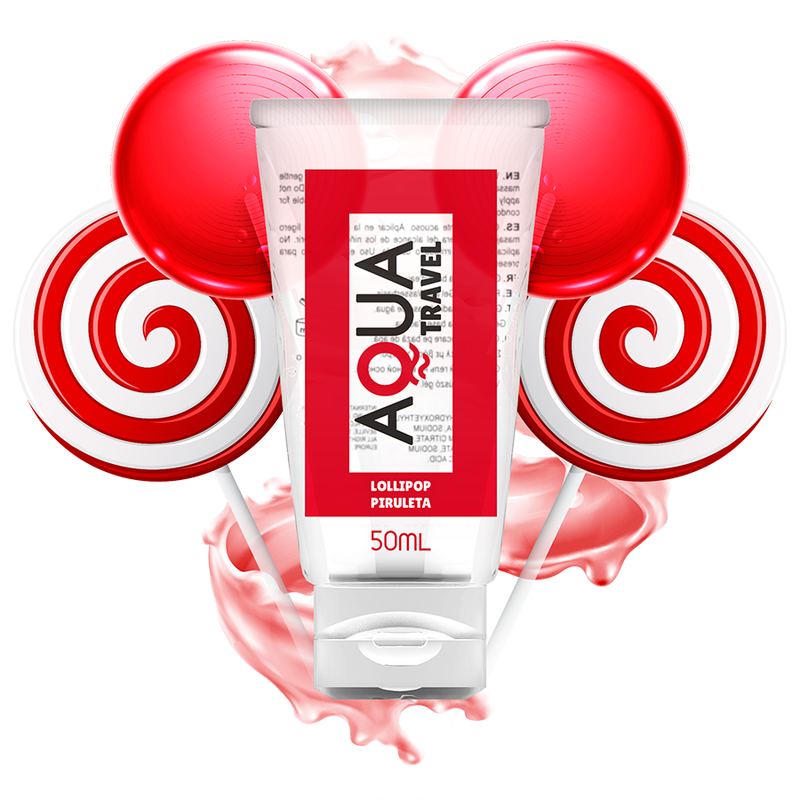 Lubrykant AQUA TRAVEL o smaku lizaka, 50 ml