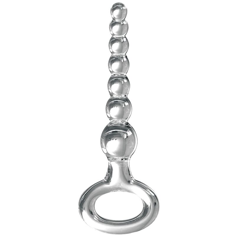 Szklany korek analny ICICLES N. 67