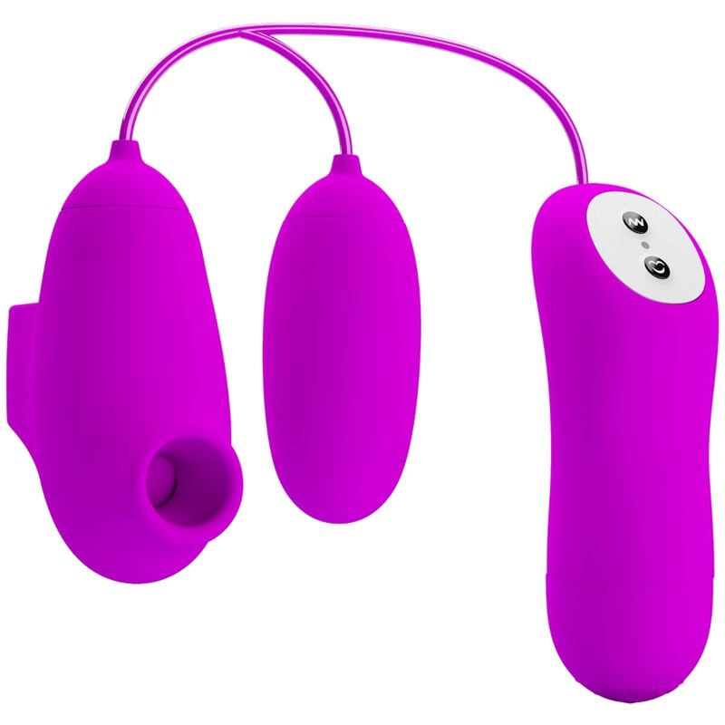 Wibrator Pretty Love z funkcją ssania FUN TOYS