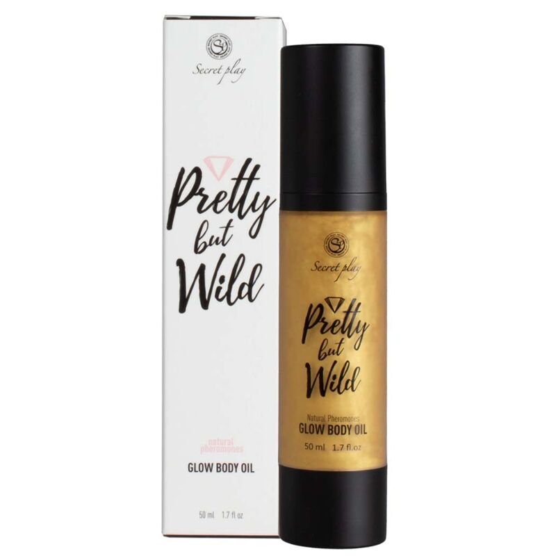 Secretplay Pretty But Wild Glow Body Oil 50 ml, olejek do ciała ze złotym połyskiem