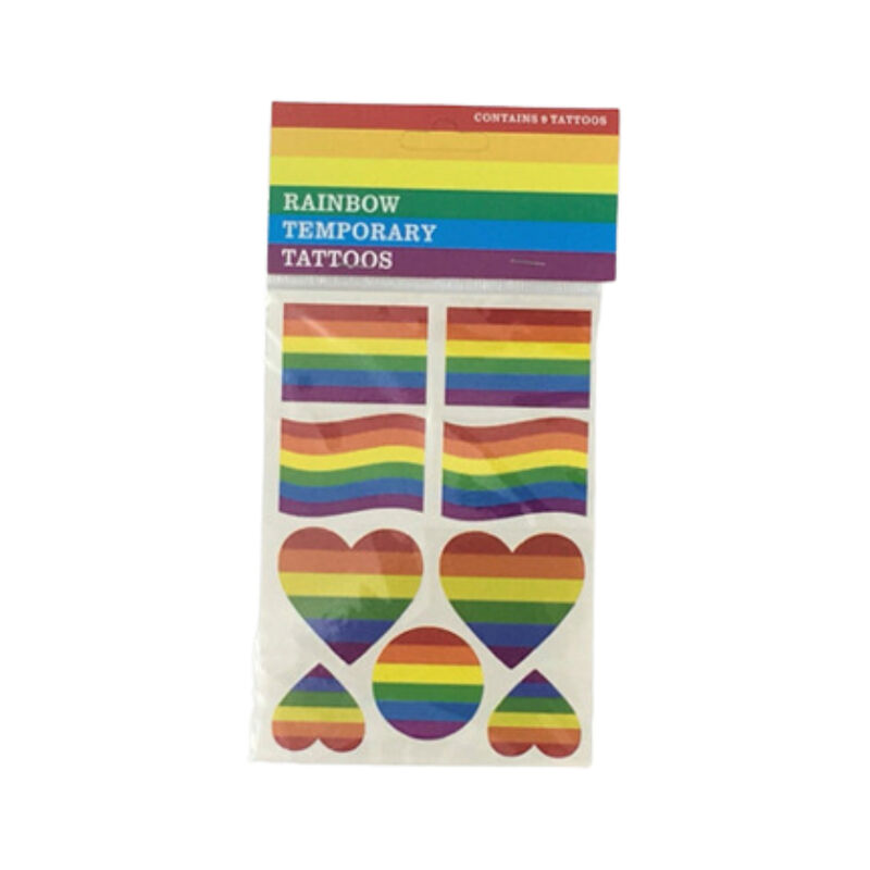 Tatuaże PRIDE z tęczową flagą