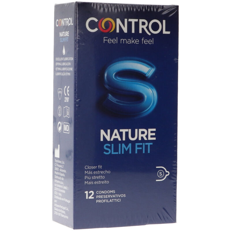 Cienkie prezerwatywy Control Nature Slim Fit, 12 sztuk