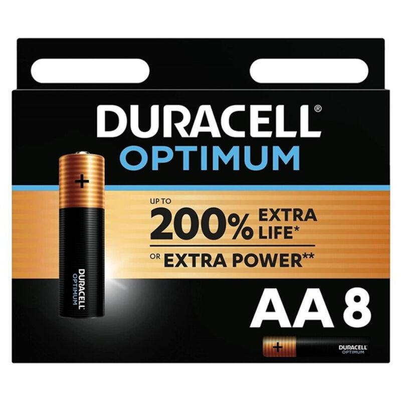Baterie alkaliczne AA o wydłużonym czasie działania, idealne do codziennych urządzeń DURACELL