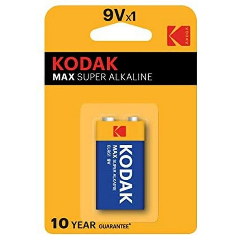Bateria alkaliczna 9 V LR61, kompaktowa i o wysokim napięciu, do urządzeń i czujników KODAK