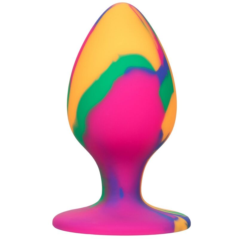 Korek analny CalExotics Cheeky Tie Dye z przyssawką