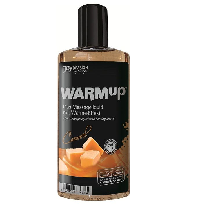Rozgrzewający olejek do masażu JOYDIVISION WARMup Caramel