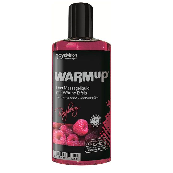 JOYDIVISION WARMUP rozgrzewający olejek do masażu o aromacie malinowym