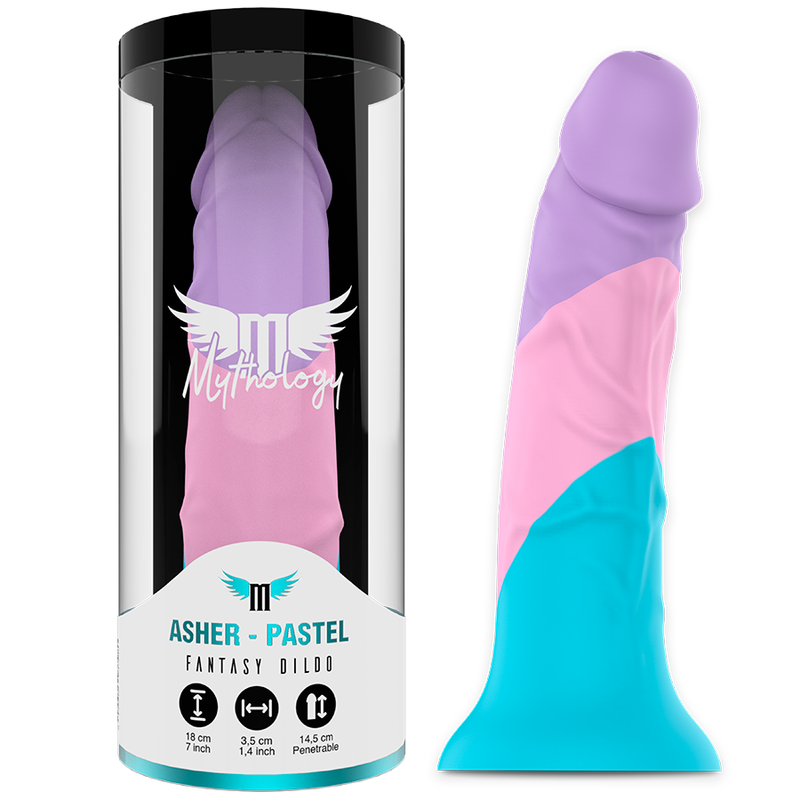 Dildo MYTHOLOGY Asher Pastel, rozmiar M
