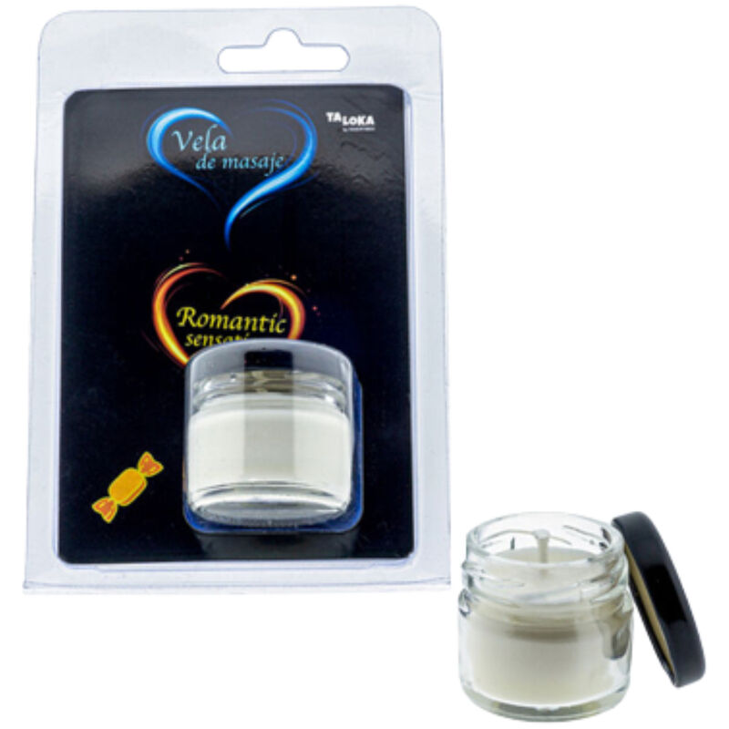 Świeca do masażu TALOKA o zapachu karmelu, 30 ml