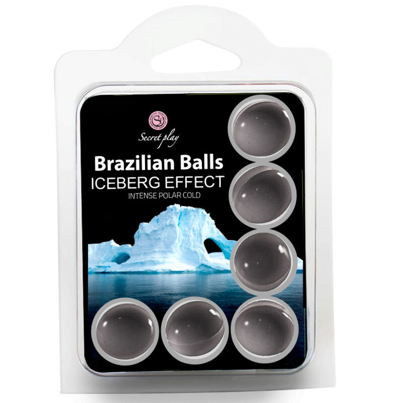 Secret Play Brazilian Balls Iceberg Effect, 6 kulek z olejkiem do masażu
