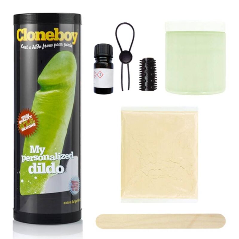 Zestaw CLONEBOY do wykonania odlewu penisa Glow in the Dark