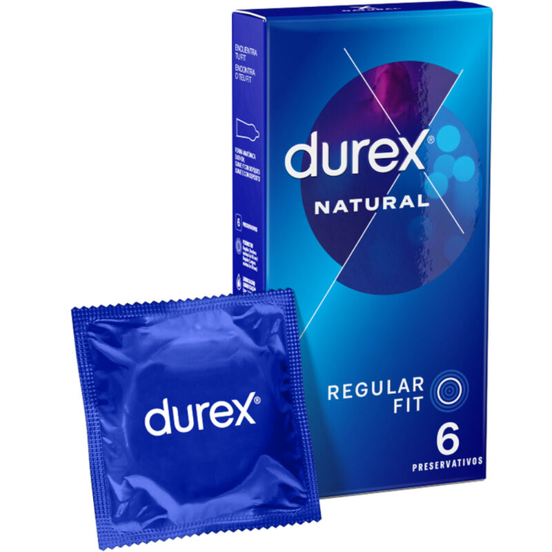 Prezerwatywy Durex Natural Classic, standardowy rozmiar, 6 szt.