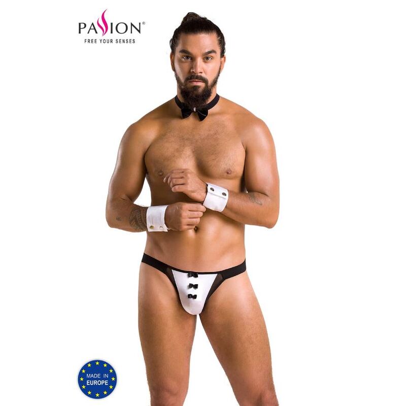 PASSION MEN 036 Alfrojo czarne slipy męskie