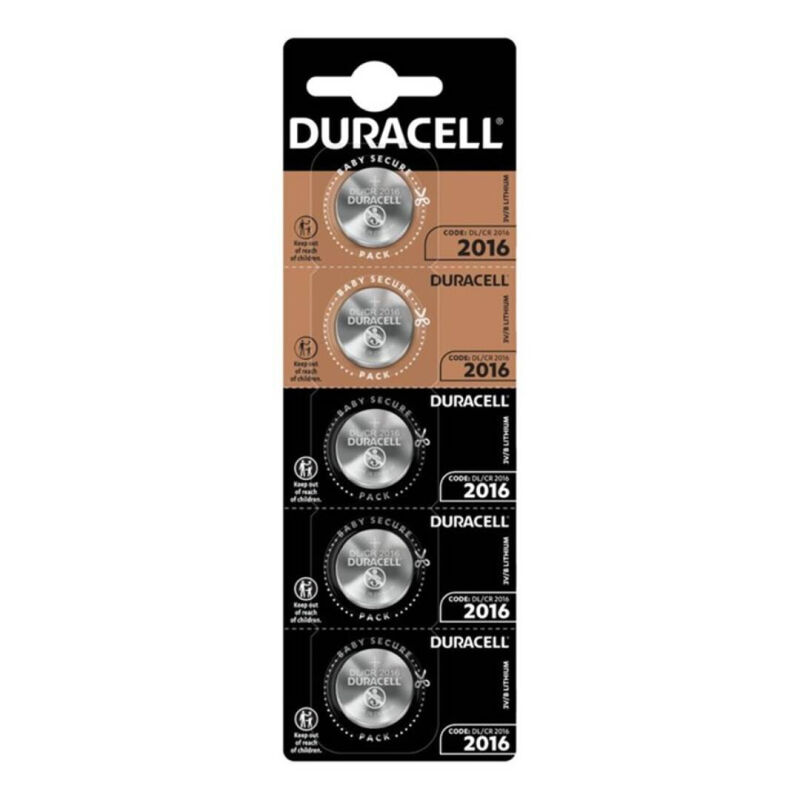 Bateria litowa CR2016 3 V, długa żywotność DURACELL