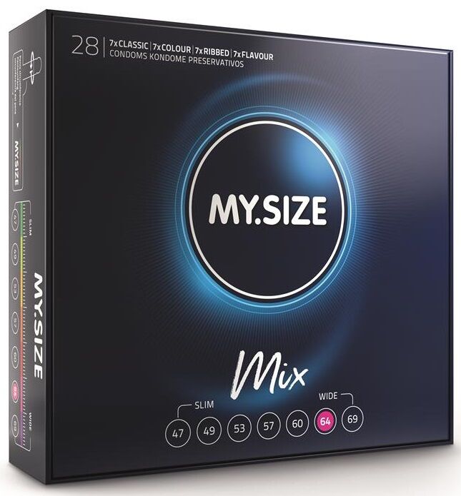 Prezerwatywy MY.SIZE Mix, 28 sztuk