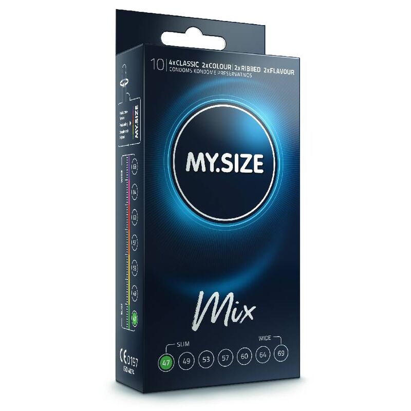 Prezerwatywy MY SIZE Mix 47 mm, 10 szt.
