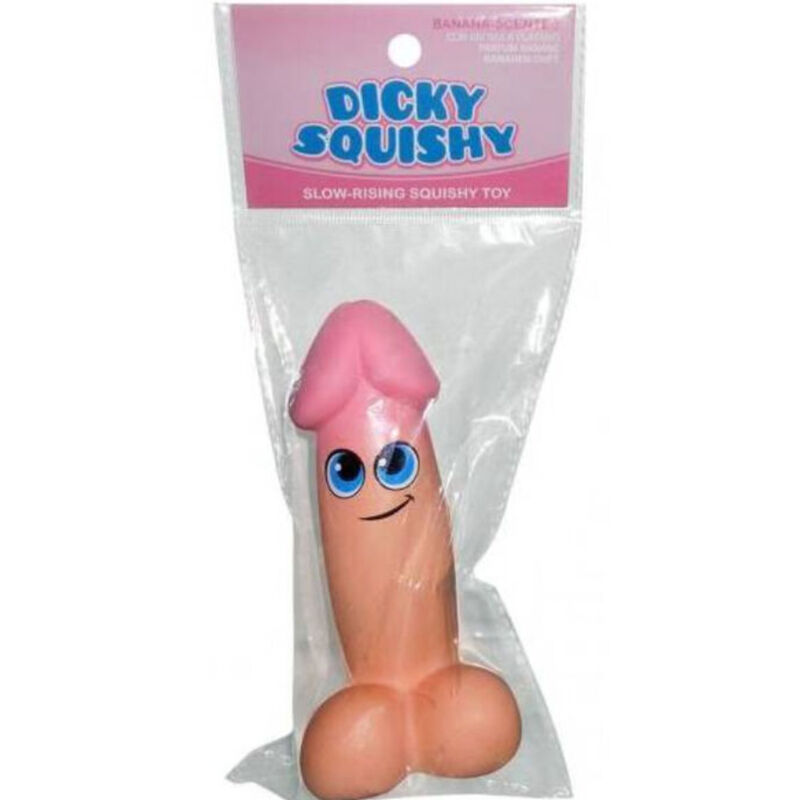 KHEPER GAMES Dicky Squishy, zabawny gadżet erotyczny na prezent o zapachu banana