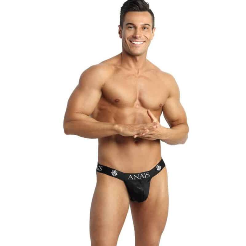 Jockstrap z mikrofibry, wzór militarny, rozmiar L, dopasowany krój ANAIS