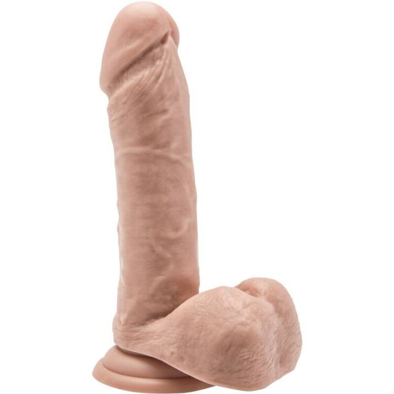 GET REAL realistyczny dildo z jądrami, 18 cm