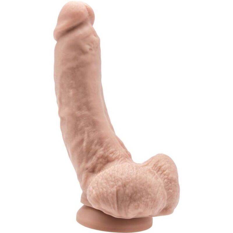 Dildo GET REAL z jądrami, cieliste, 20,5 cm