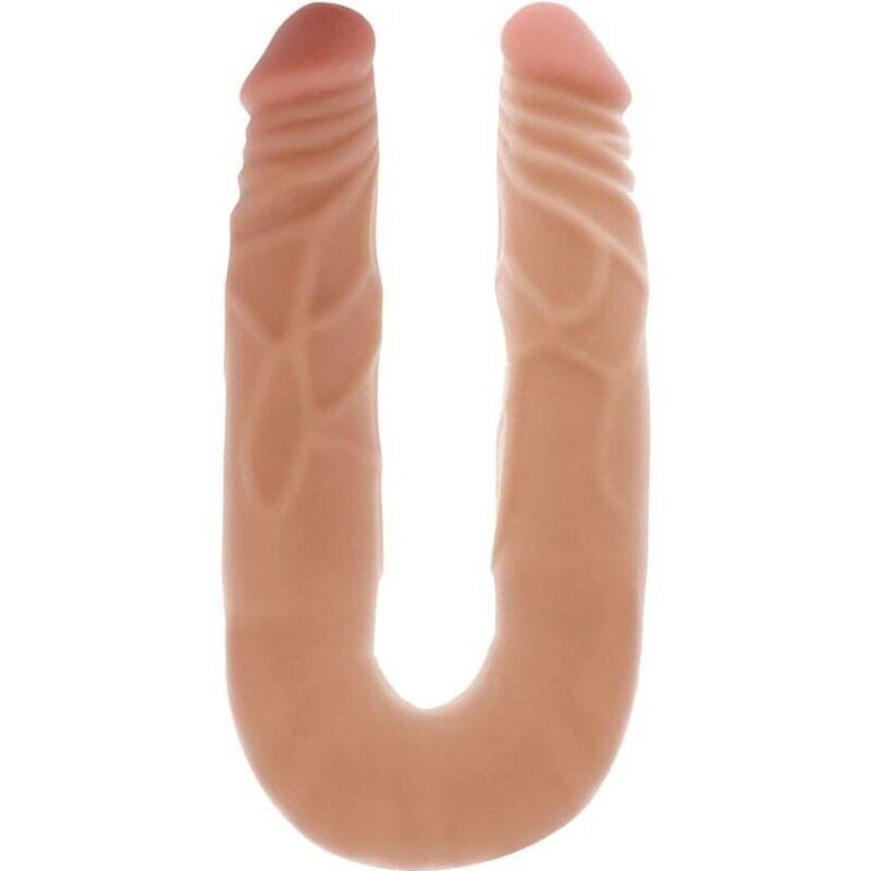 Dwustronne dildo GET REAL, 35 cm, Skin