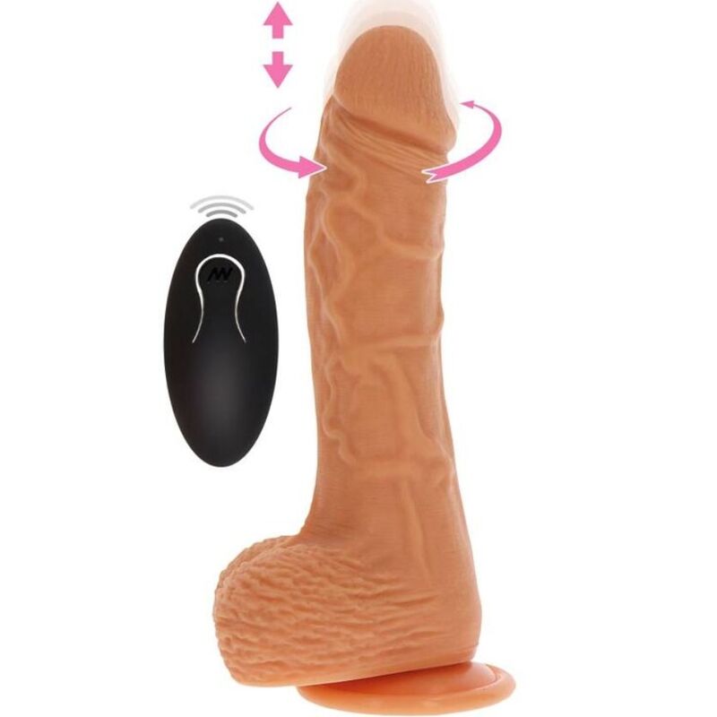 GET REAL Up&Down Rotating Dildo