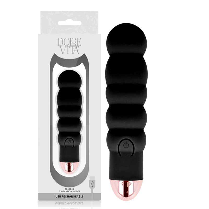 Miniwibrator Dolce Vita Six, czarny