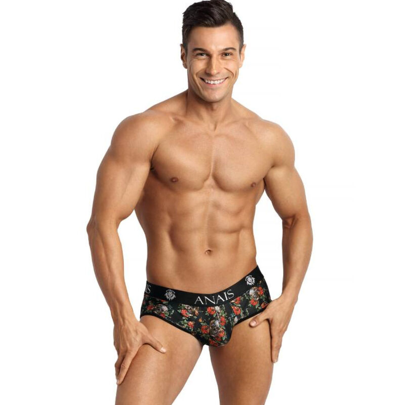 Bikini jockstrap z odsłoniętymi pośladkami, z miękkiego, elastycznego materiału, wygodne ANAIS MEN