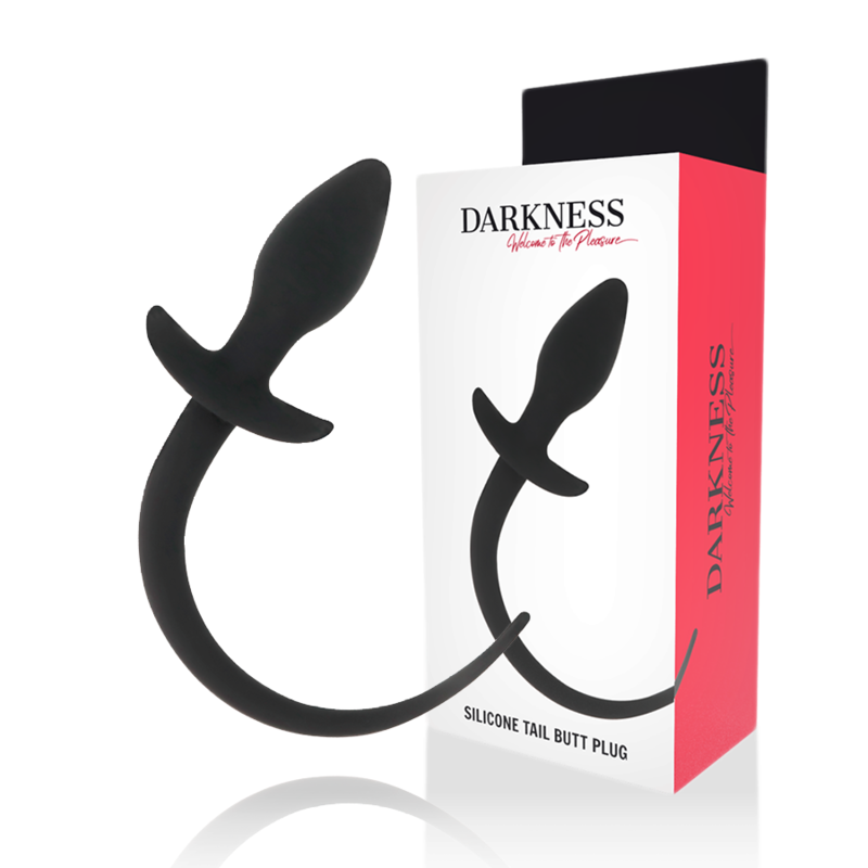 Korek analny DARKNESS ANAL z silikonu, czarny, 28 cm