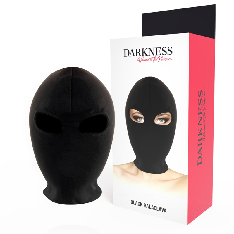 Maska BDSM DARKNESS z otworem na oczy, czarna