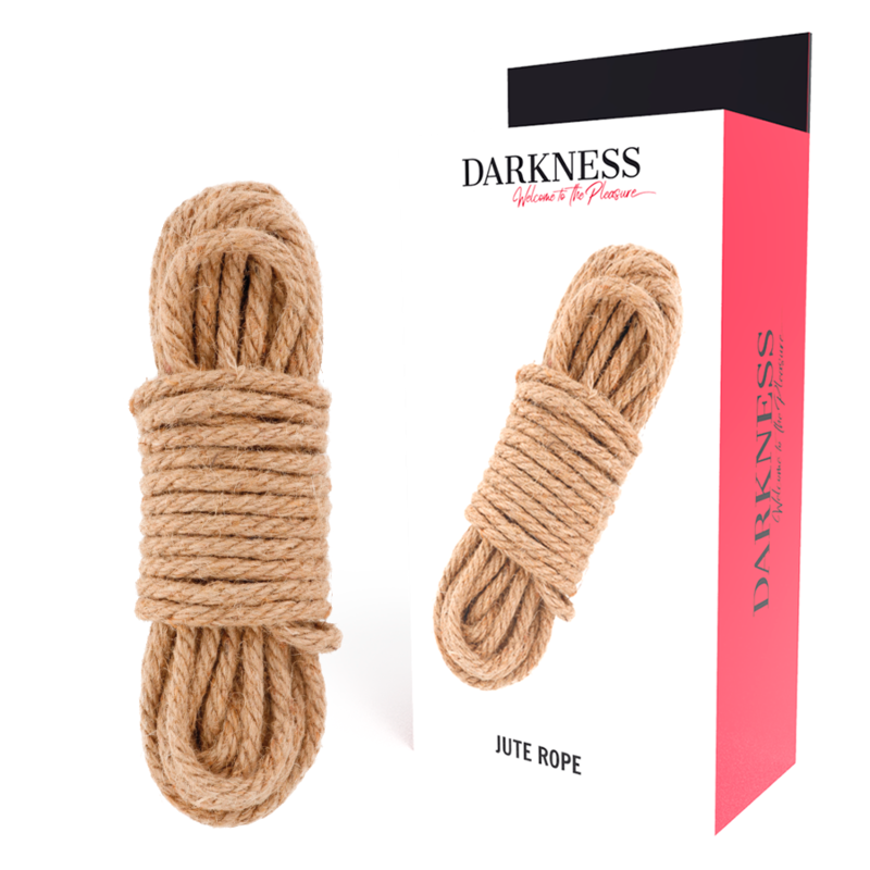 Lina do bondage DARKNESS z juty, 5 m