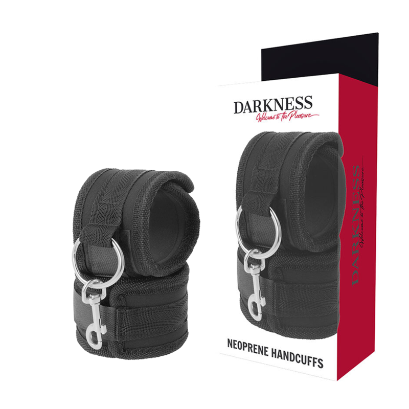 DARKNESS BONDAGE neoprenowe kajdanki na nadgarstki