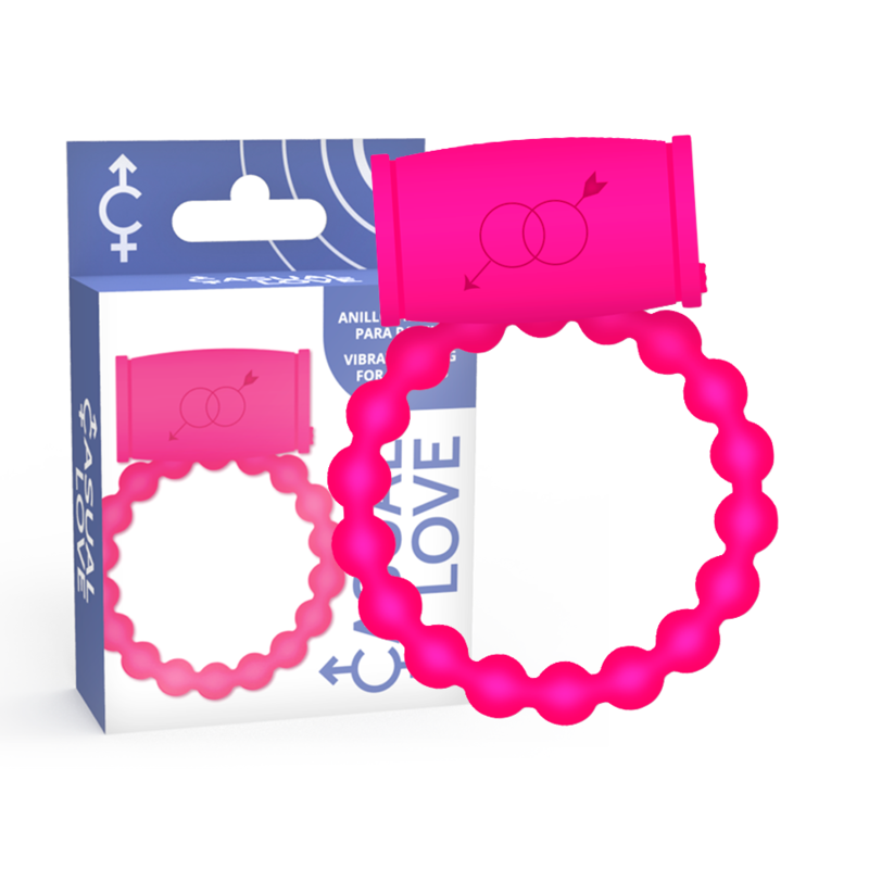 CASUAL LOVE Ring 25 Pink, elastyczny pierścień na penisa