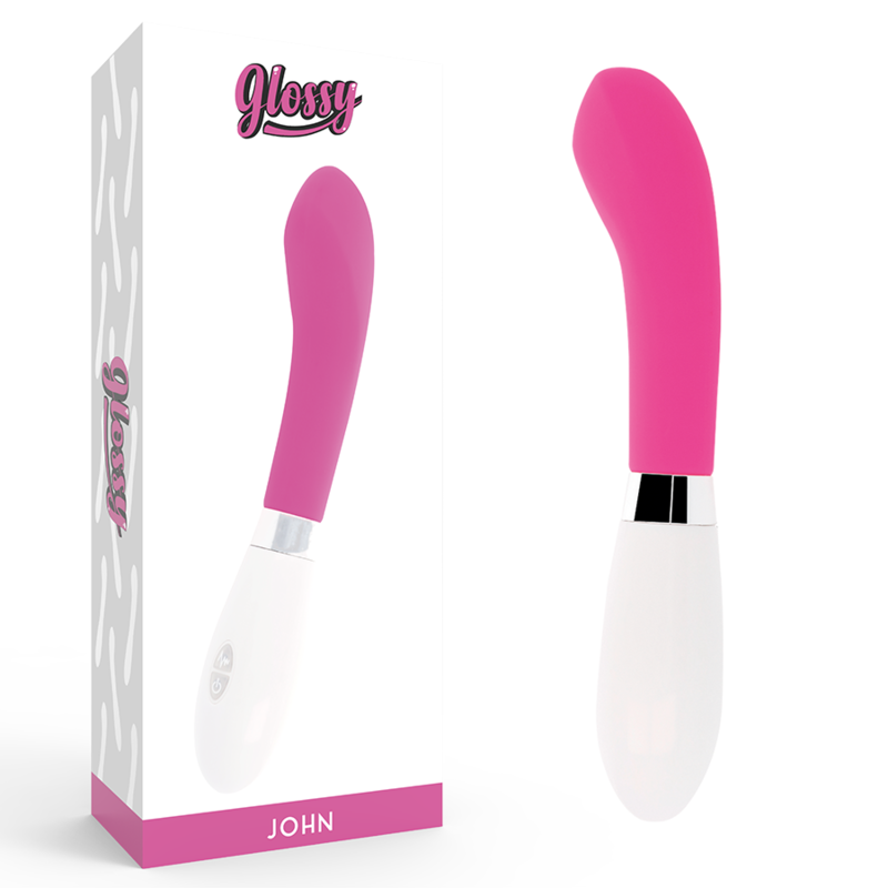 Wibrator punktu G GLOSSY John, różowy