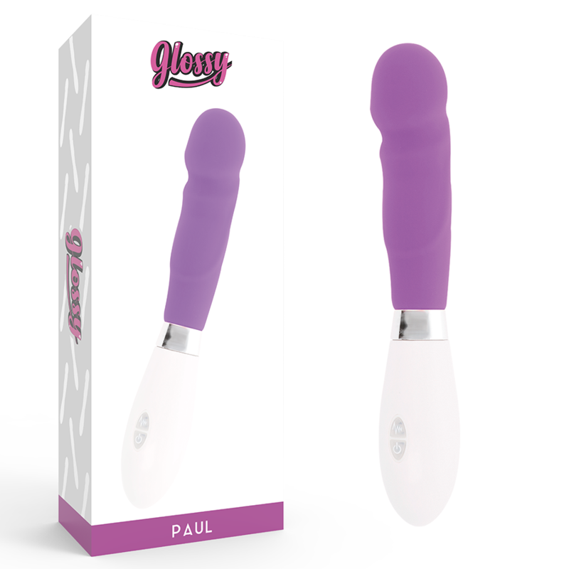 GLOSSY Paul wibrator punktu G, fioletowy