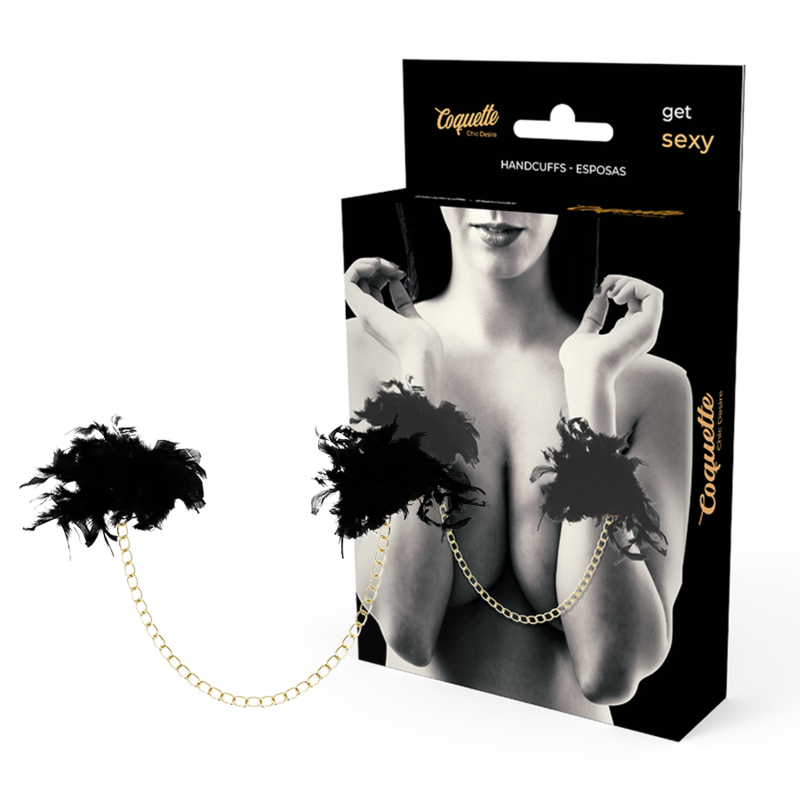 Coquette Chic Desire Deluxe kajdanki na ręce z metalu