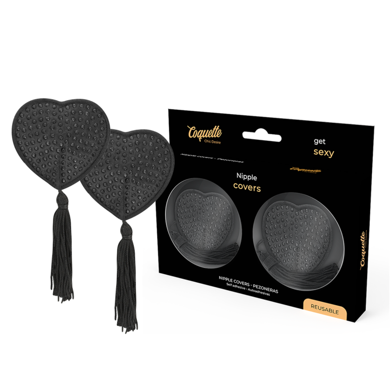 Nakładki na sutki Coquette Chic Desire, czarne