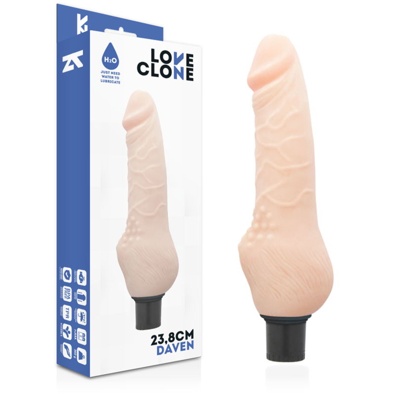 LOVECLONE Daven realistyczny wibrator z funkcją wibracji