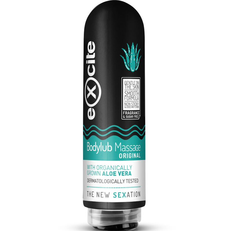 Żel do masażu EXCITE Bodylub Massage Original z aloesem, 200 ml