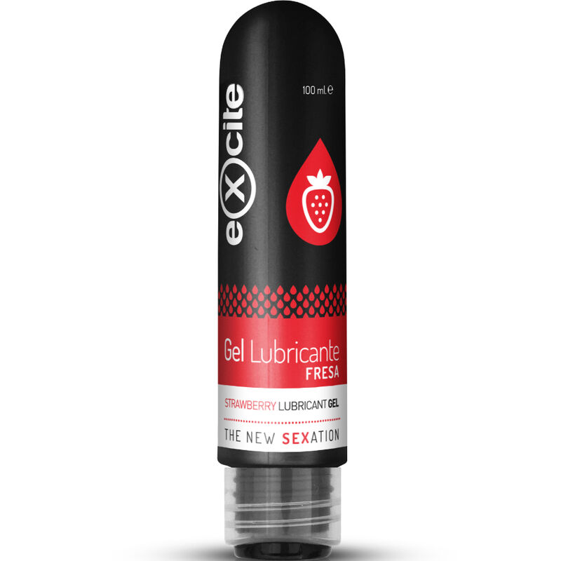 Lubrykant EXCITE o smaku truskawkowym, 100 ml