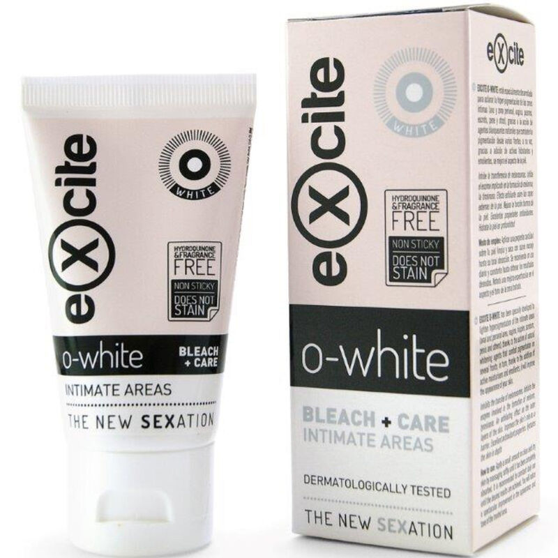 EXCITE O WHITE krem pielęgnacyjny do skóry okolic intymnych, 50 ml