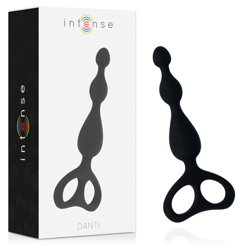 INTENSE Black Anal Danti silikonowy dildo analny
