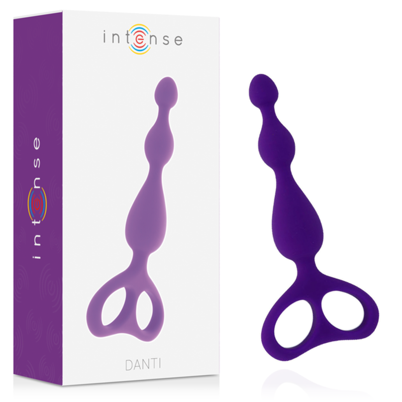 INTENSE Danti stymulator analny z silikonu, liliowy