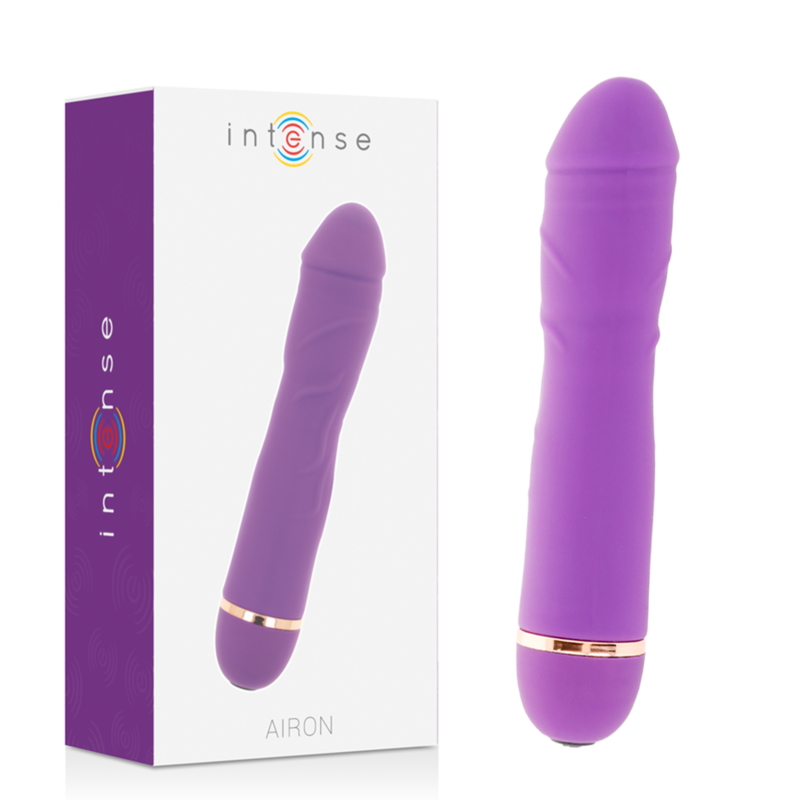 Wibrator INTENSE Airon z silikonu, liliowy
